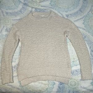debut Cream Popcorn Sweater Size: Large